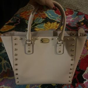 Light Pink Studded Michael Kors Purse